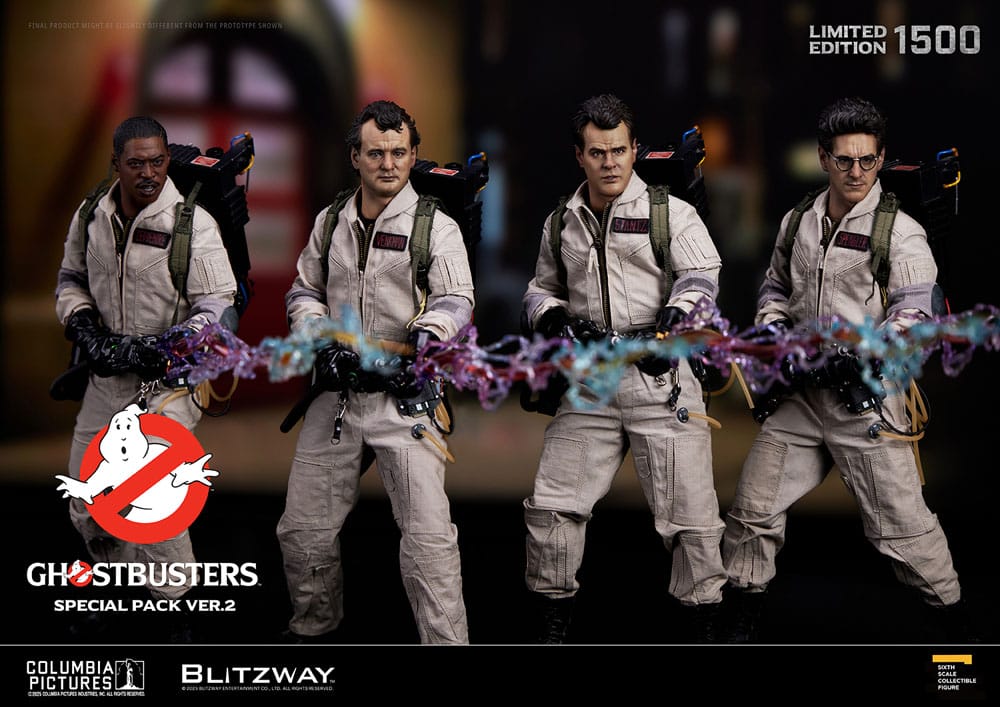 Ghostbusters Premium UMS Action Figure 4-Pack 1/6 Venkman, Stantz, Spengler, Zeddemore Ver. 2 31 cm