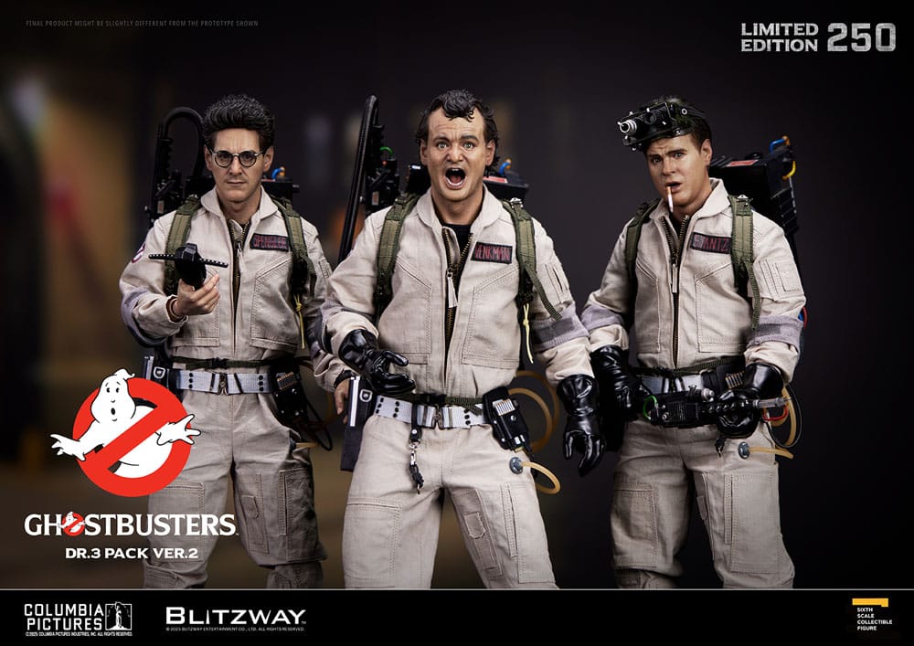 Ghostbusters Premium UMS Action Figure 3-Pack 1/6 Venkman, Stantz, Spengler Ver. 2 31 cm