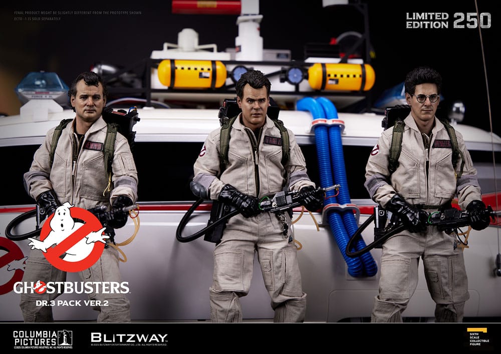 Ghostbusters Premium UMS Action Figure 3-Pack 1/6 Venkman, Stantz, Spengler Ver. 2 31 cm