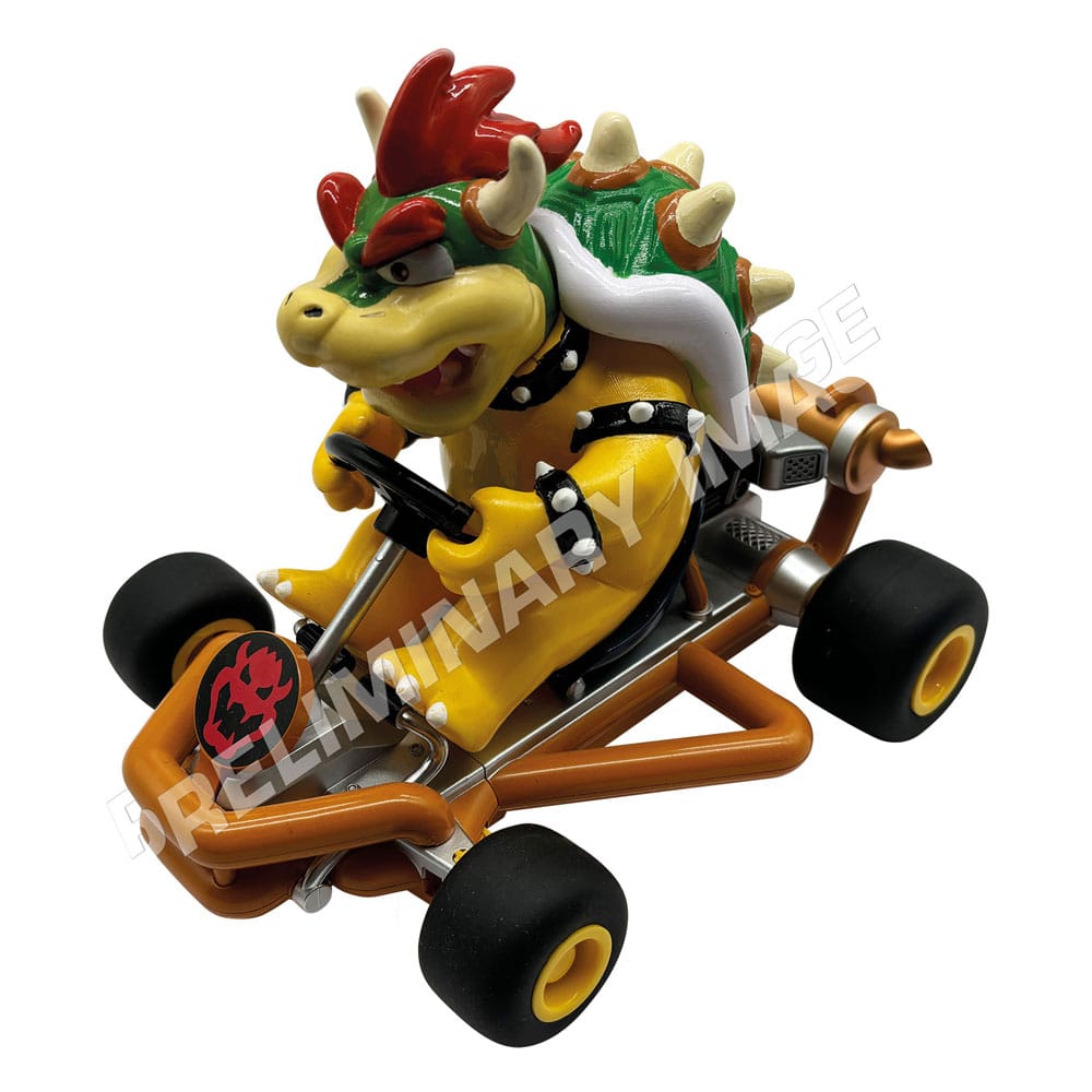 Super Mario Kart RC 1/18 2.4GHz Pipe Kart Bowser Remote Control Car