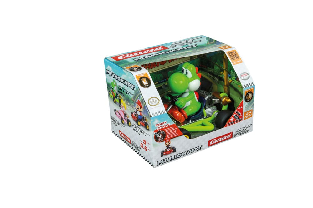 Super Mario Kart RC 1/18 2.4GHz Pipe Kart Yoshi Remote Controlled Car