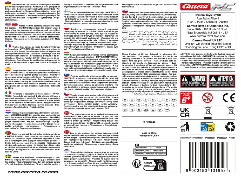 Super Mario Kart RC remote-controlled Car 1/18 2.4GHz Pipe Kart Mario