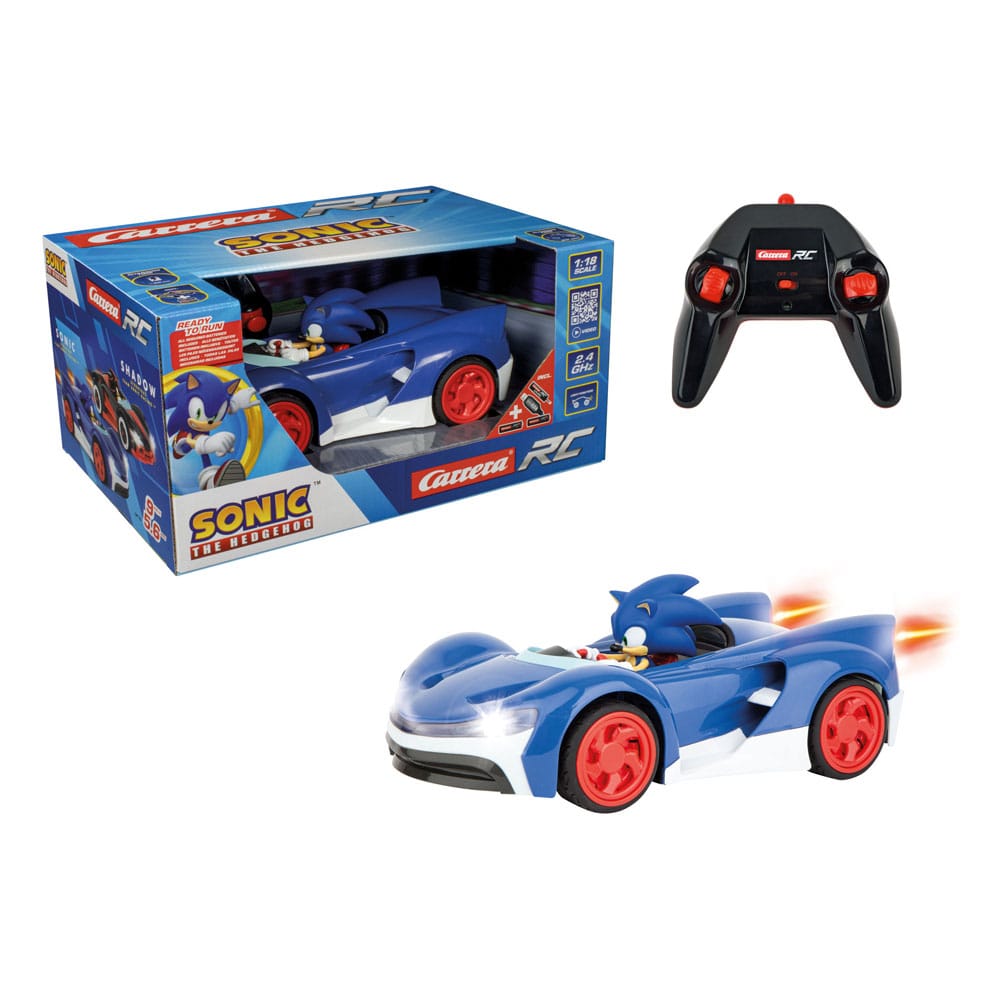 Sonic the Hedgehog Cart RC remote-controlled car 1/18 2.4GHz Sonic