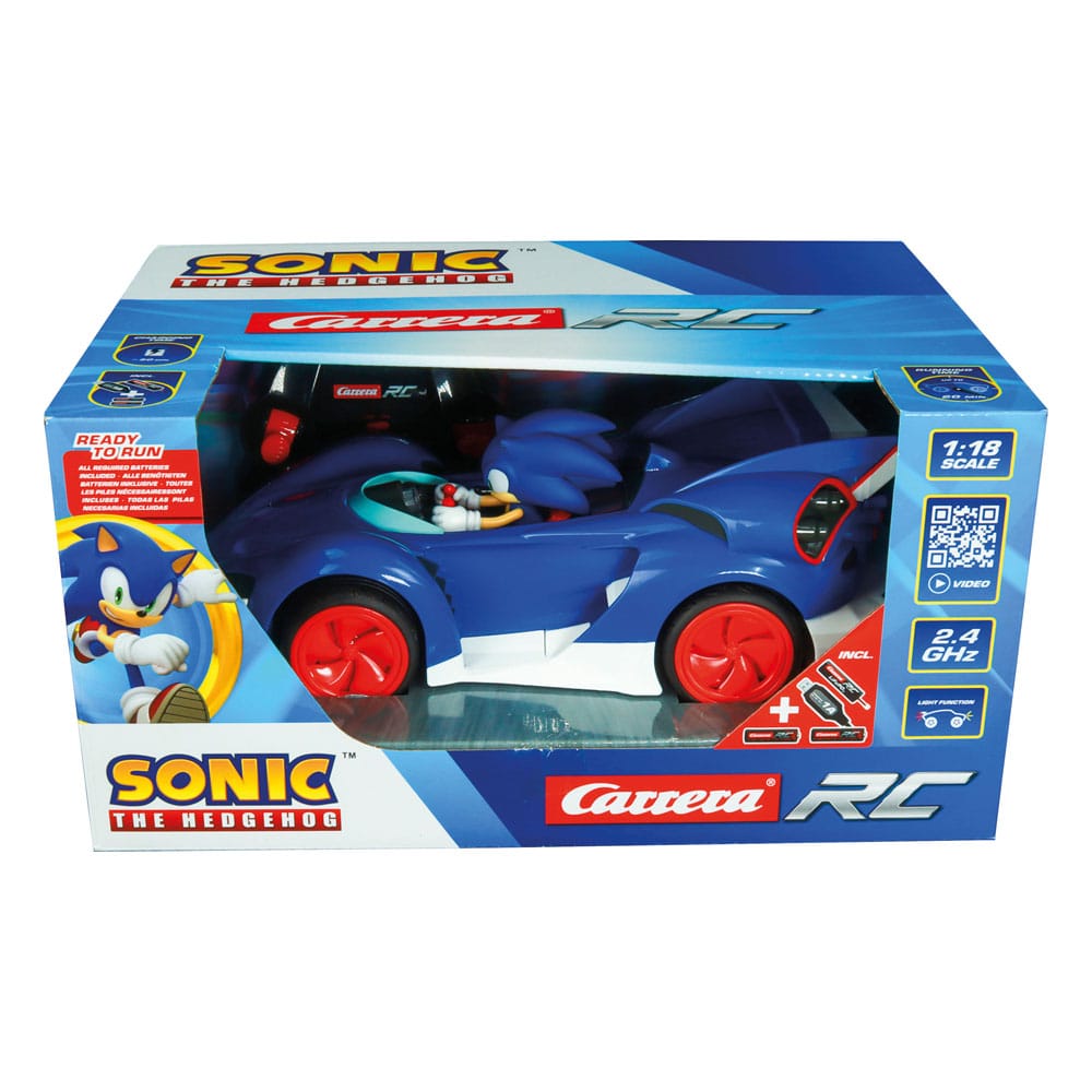 Sonic the Hedgehog Cart RC remote-controlled car 1/18 2.4GHz Sonic Performance