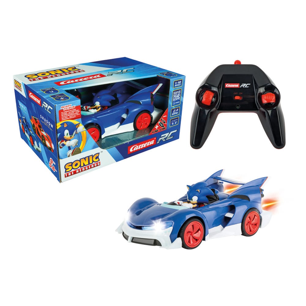 Sonic the Hedgehog Cart RC remote-controlled car 1/18 2.4GHz Sonic Performance