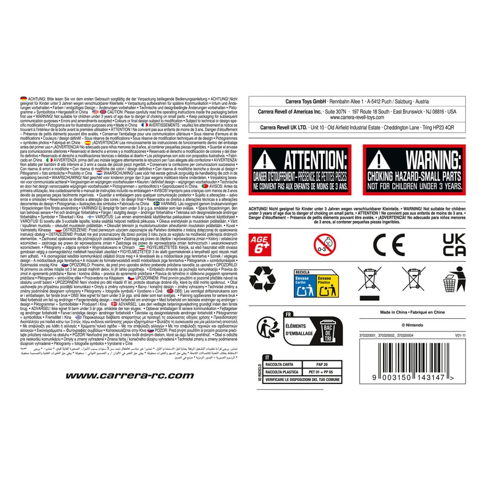 Super Mario Kart RC Remote Control Race Kart 1/32 2.4GHz Mario
