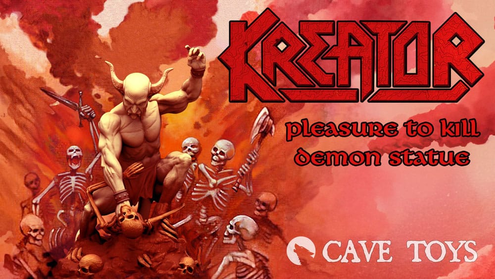 Kreator Statue 1/10 Kreator Pleasure to Kill Album Ver. 13 cm