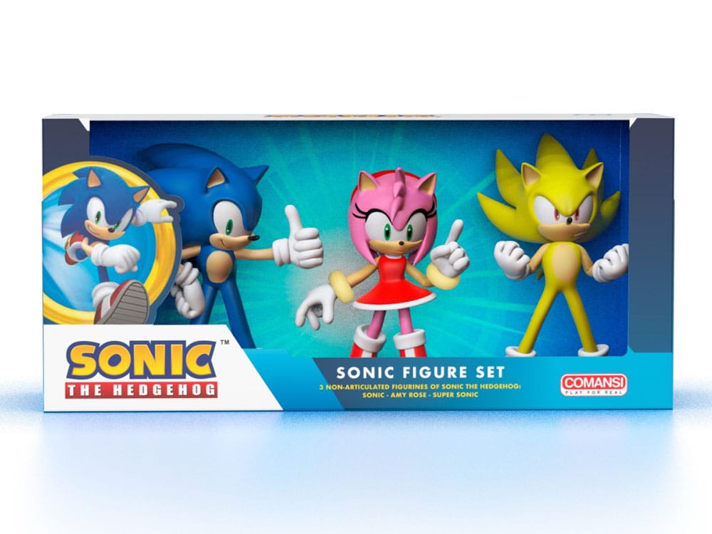 Sonic the Hedgehog Gift Box Set Mini Sonic Figures (3)