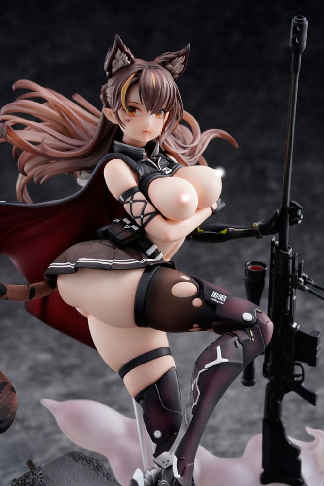 Personaggio originale in PVC 1/7 Ijuu Senki Serie: Sniper Karihime Distribuzione limitata 27 cm