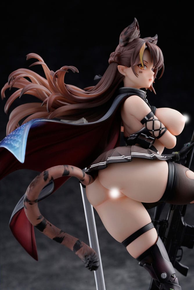 Personaggio originale in PVC 1/7 Ijuu Senki Serie: Sniper Karihime Distribuzione limitata 27 cm
