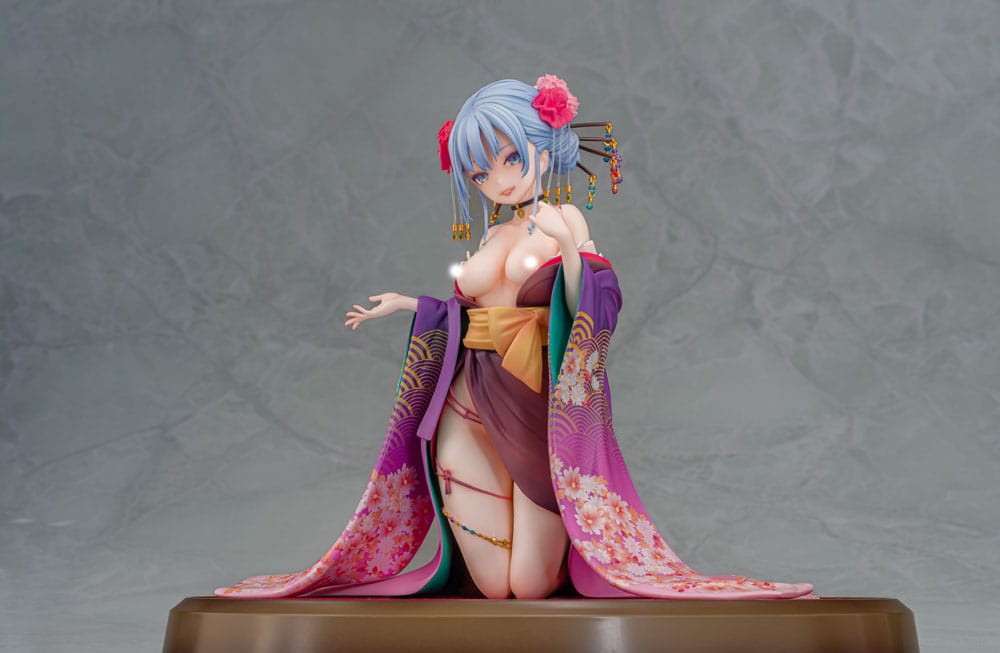 Original Character Statue 1/7 Shujuu Ecstasy Shion Oiran Ver. 15 cm