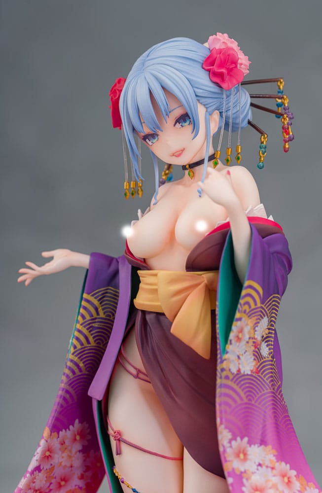 Original Character Statue 1/7 Shujuu Ecstasy Shion Oiran Ver. 15 cm