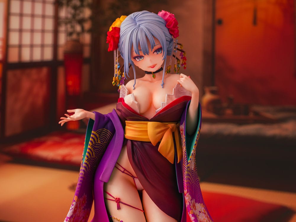 Original Character Statue 1/7 Shujuu Ecstasy Shion Oiran Ver. 15 cm