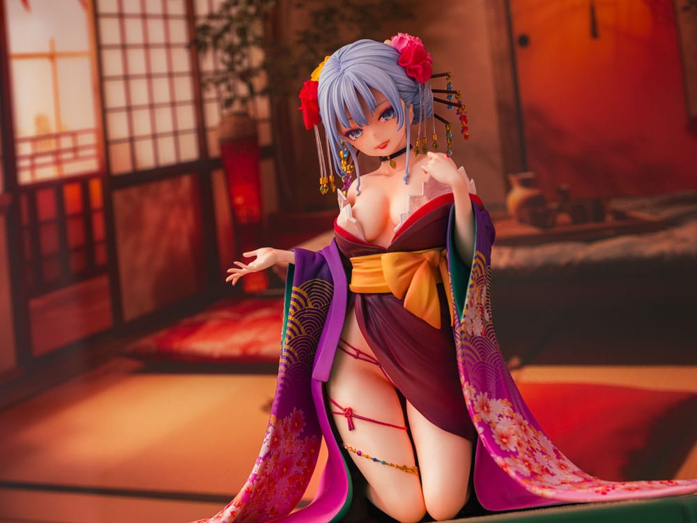 Original Character Statue 1/7 Shujuu Ecstasy Shion Oiran Ver. (Wholesome Ver.) 15 cm