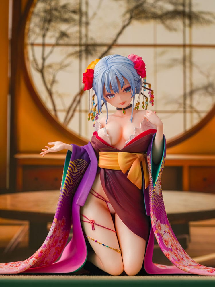 Original Character Statue 1/7 Shujuu Ecstasy Shion Oiran Ver. (Wholesome Ver.) 15 cm