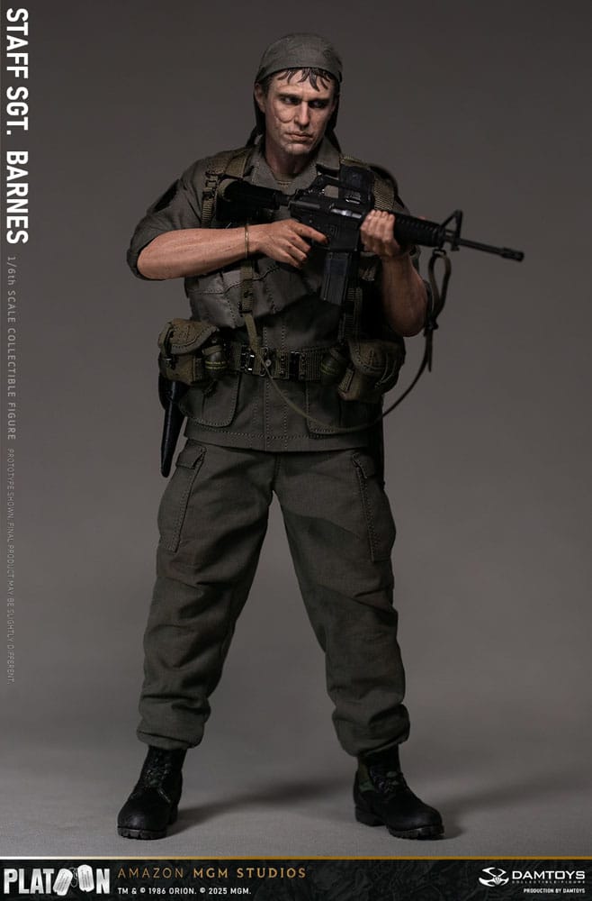 Platoon Action Figure 1/6 Staff Sergeant Barnes 30 cm