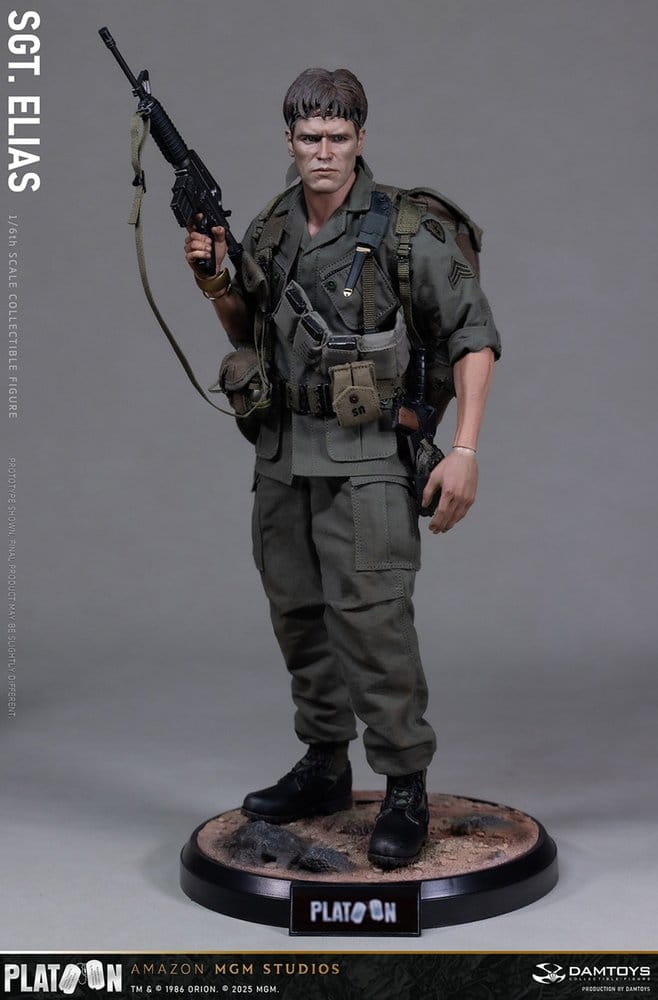 Platoon Action Figure 1/6 Sergeant Elias 30 cm