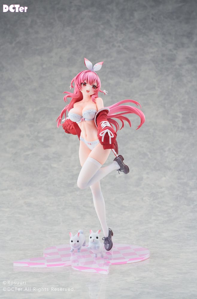 Rosuuri Original Character PVC Statue 1/7 White Rabbit Rosu Swimsuit Ver. 25 cm