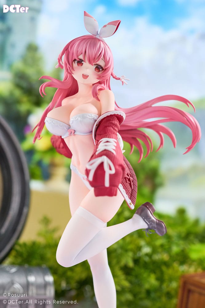 Rosuuri Original Character PVC Statue 1/7 White Rabbit Rosu Swimsuit Ver. 25 cm