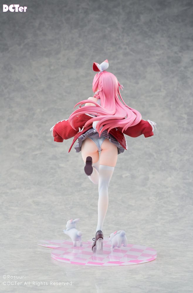 Rosuuri Original Character PVC Statue 1/7 White Rabbit Rosu Casual Clothes Ver. 25 cm