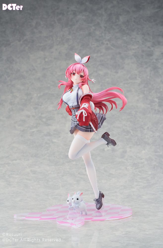 Rosuuri Original Character PVC Statue 1/7 White Rabbit Rosu Casual Clothes Ver. 25 cm