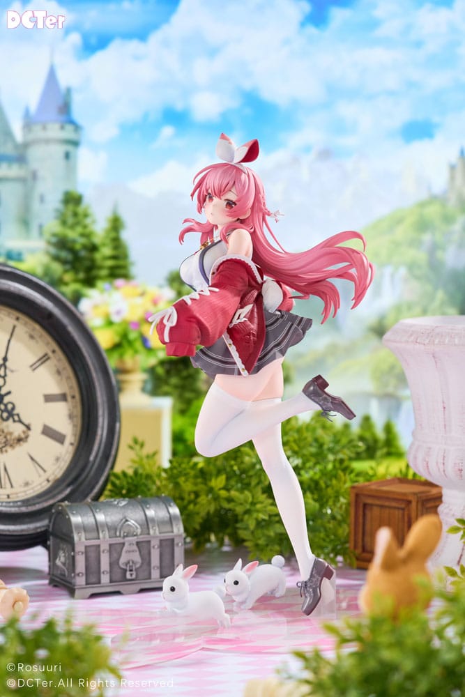 Rosuuri Original Character PVC Statue 1/7 White Rabbit Rosu Casual Clothes Ver. 25 cm