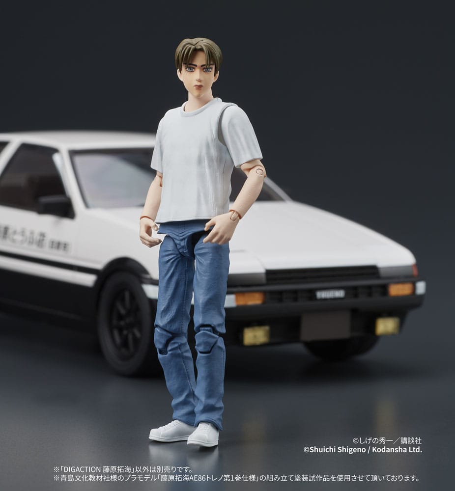 Initial D Digaction Action Figure Takumi Fujiwara 7 cm