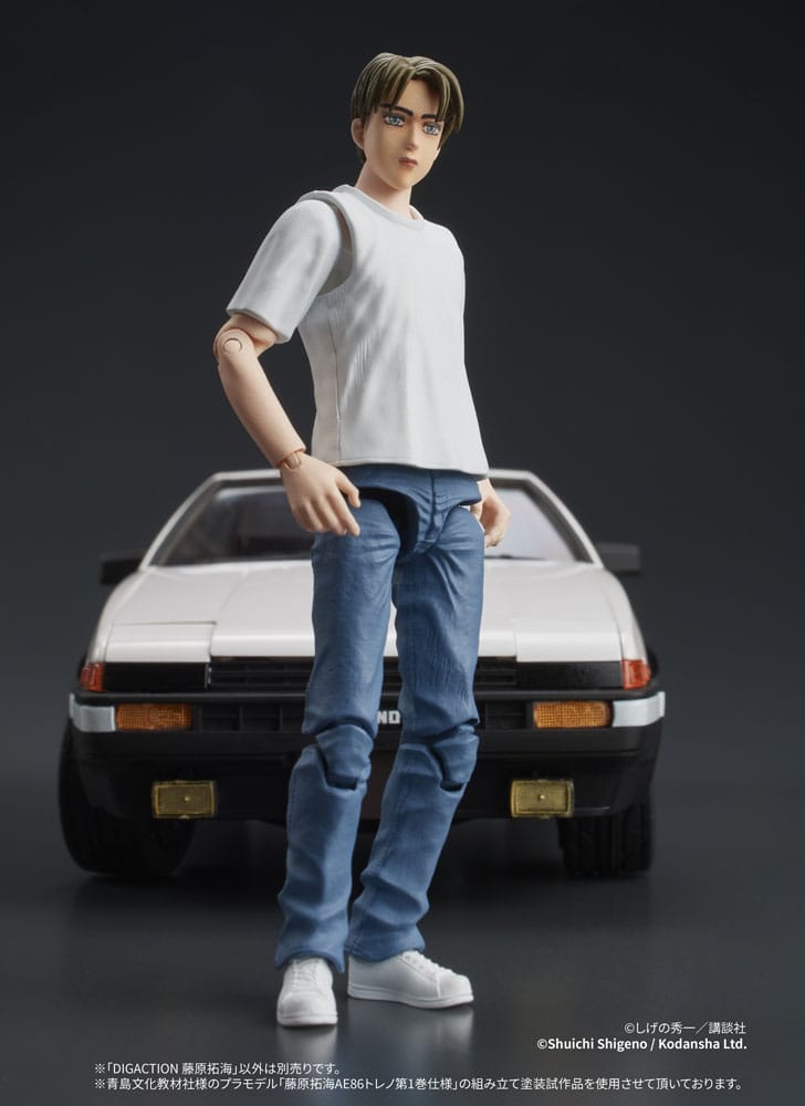 Initial D Digaction Action Figure Takumi Fujiwara 7 cm