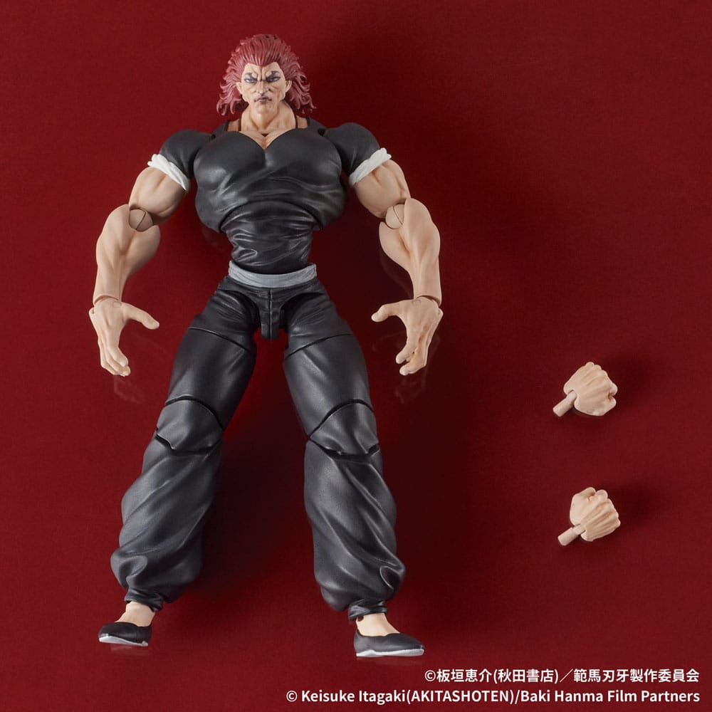 Baki Hanma Digaction Action Figure Yujiro Hanma 7 cm