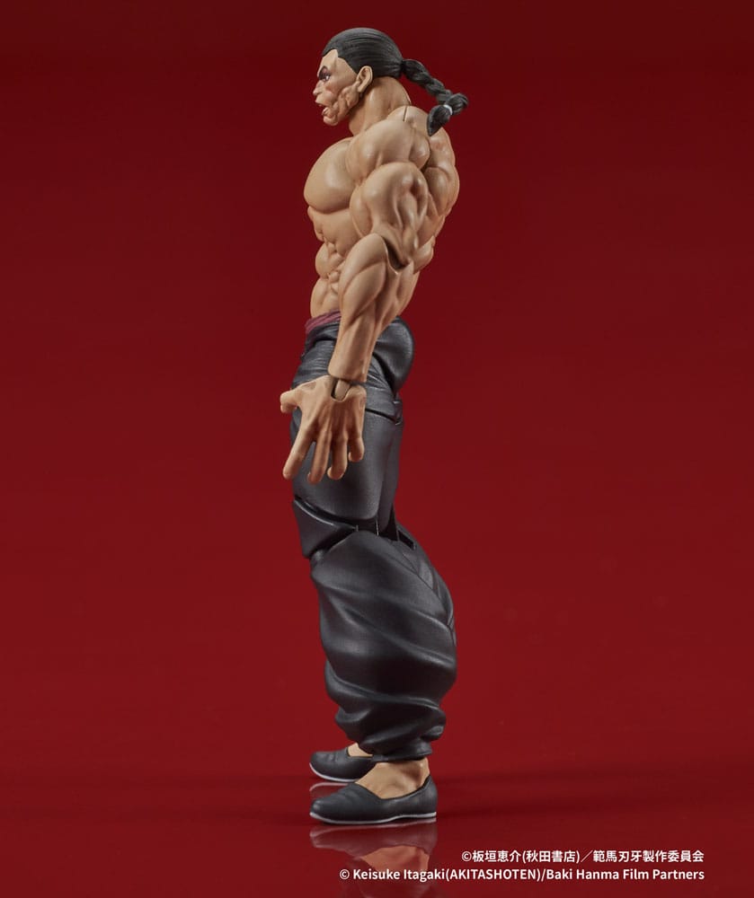 Baki Hanma Digaction Action Figure Retsu Kaioh 7 cm