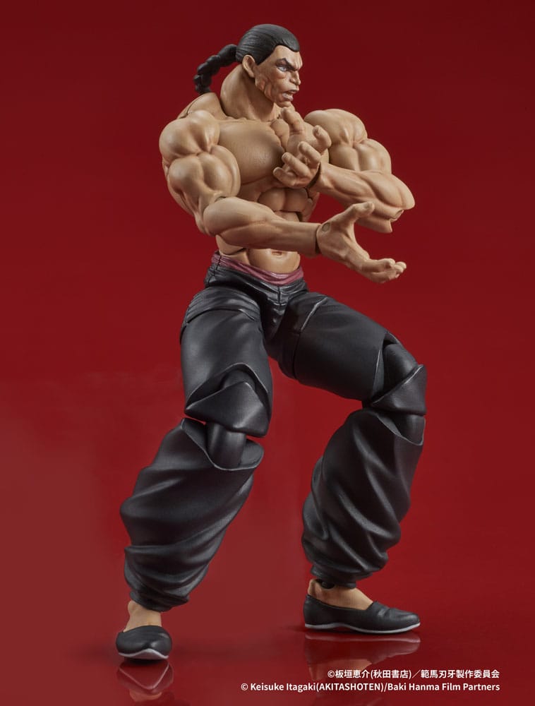 Baki Hanma Digaction Action Figure Retsu Kaioh 7 cm