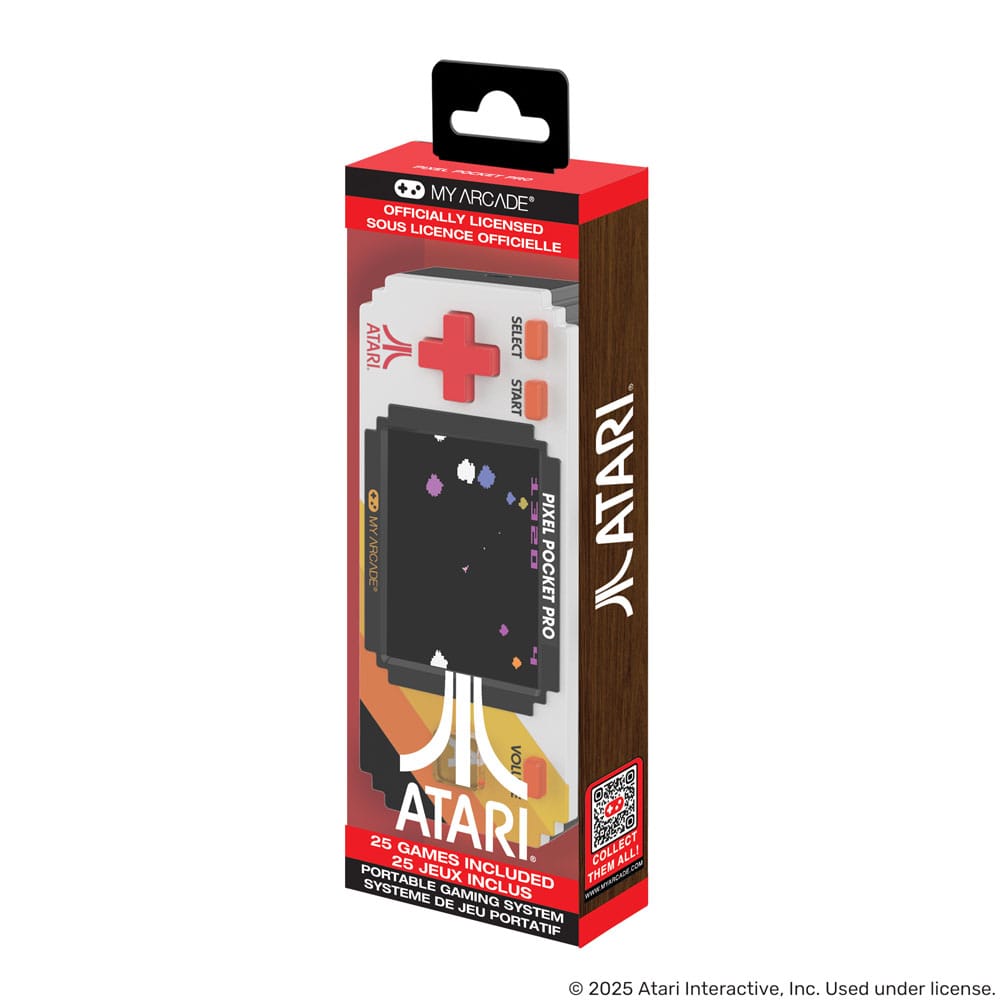 My Arcade Atari Portable Gaming System Pixel Pocket Pro