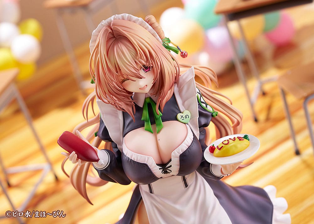 Hanikami Kanojo PVC Statue 1/6 Maid Maison Hanikami Kanojo Sano Hiiragi 20 cm