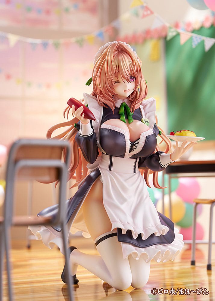 Hanikami Kanojo PVC Statue 1/6 Maid Maison Hanikami Kanojo Sano Hiiragi 20 cm