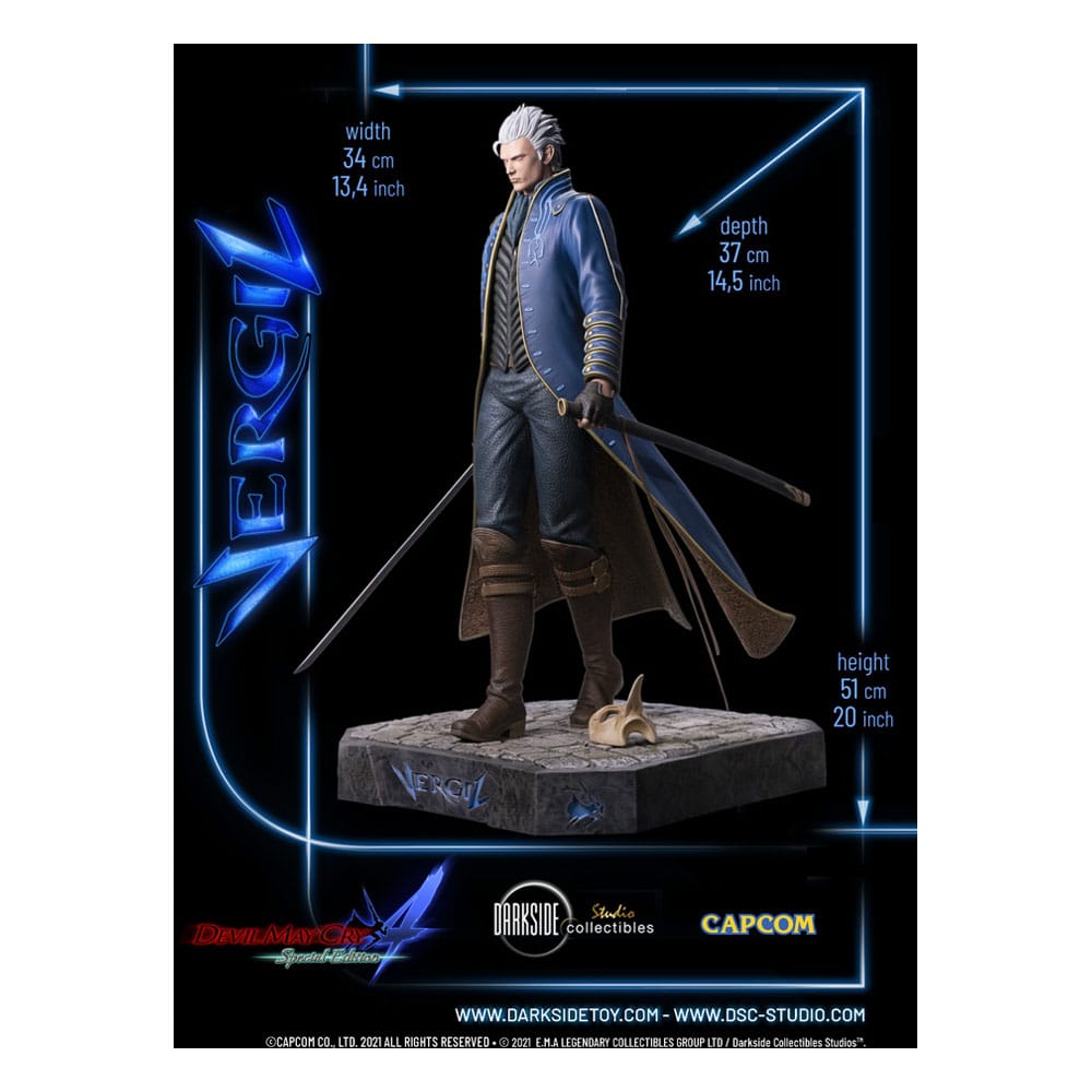 Devil May Cry 4 Premium Statue 1/4 Vergil 51 cm