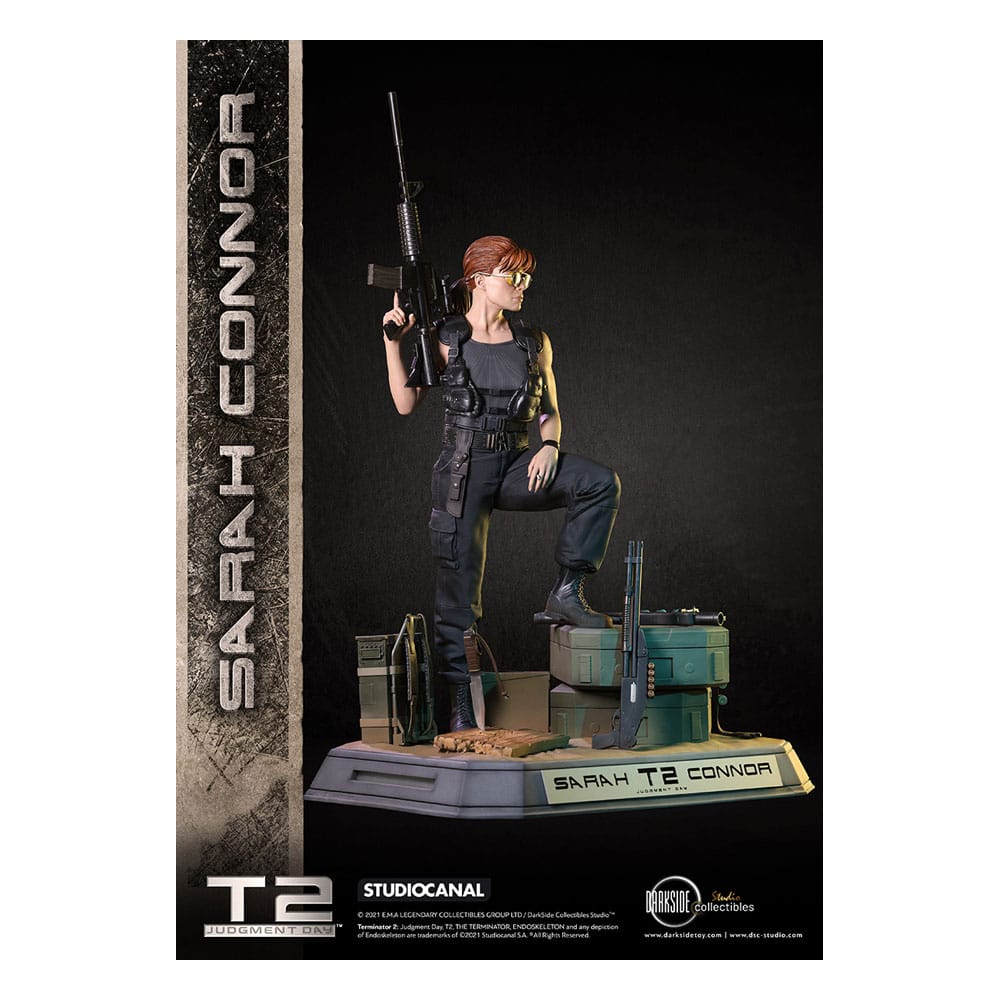 Terminator 2: Judgement Day 30th Anniversary Statue Sarah Connor 1/3 Exclusive 71 cm