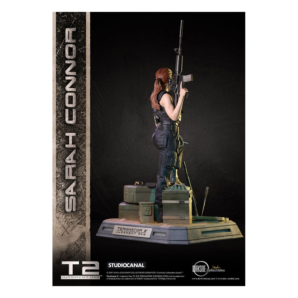 Terminator 2: Judgement Day 30th Anniversary Statue Sarah Connor 1/3 Exclusive 71 cm