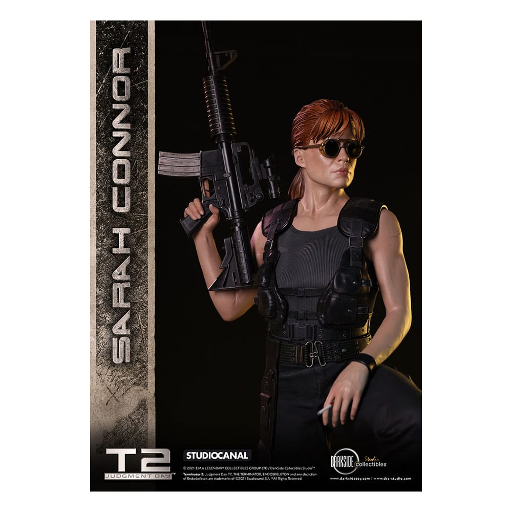 Terminator 2: Judgement Day 30th Anniversary Statue Sarah Connor 1/3 Exclusive 71 cm