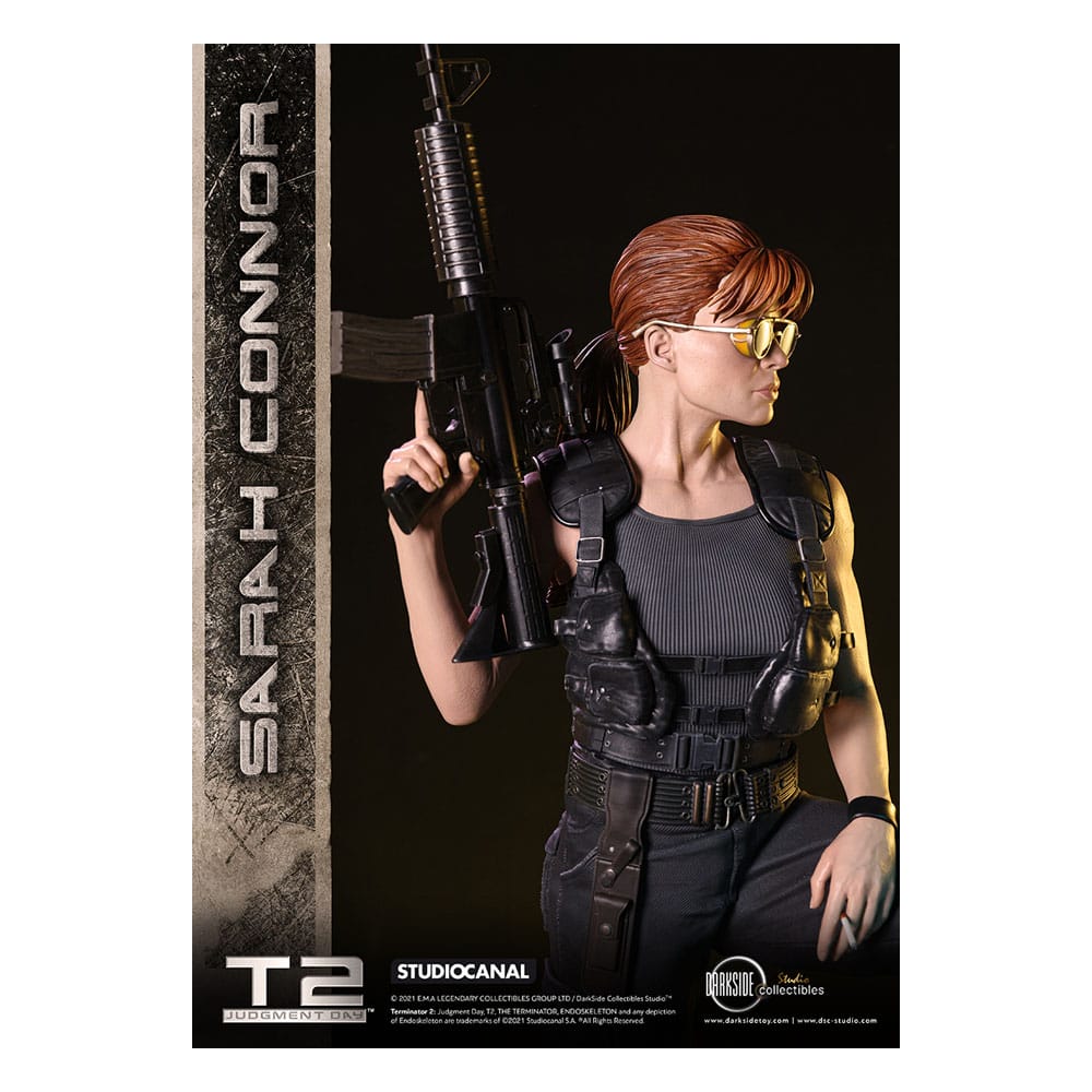 Terminator 2: Judgement Day 30th Anniversary Statue Sarah Connor 1/3 Exclusive 71 cm