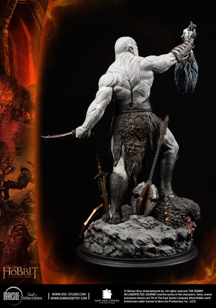 The Hobbit QS Series Statue 1/4 Azog The Defiler John Howe Signature Edition 68 cm
