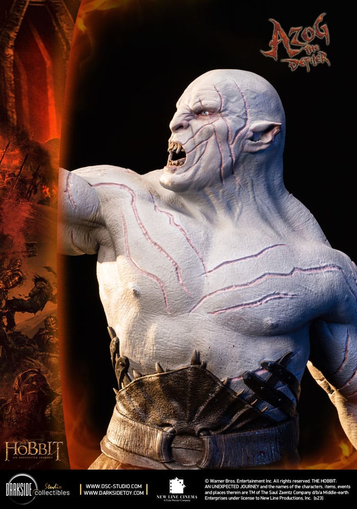 The Hobbit QS Series Statue 1/4 Azog The Defiler John Howe Signature Edition 68 cm