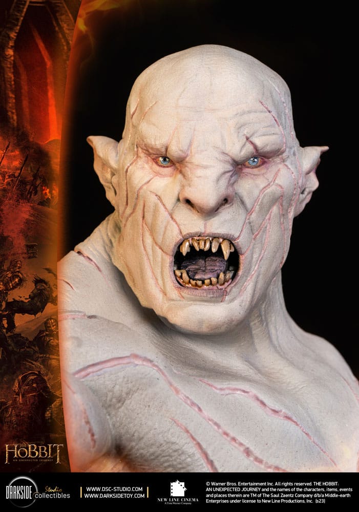The Hobbit QS Series Statue 1/4 Azog The Defiler John Howe Signature Edition 68 cm