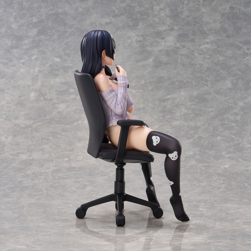 Statua Hatomaku Many in PVC Saigawara Reika di Kazusa Miyamoto 22 cm