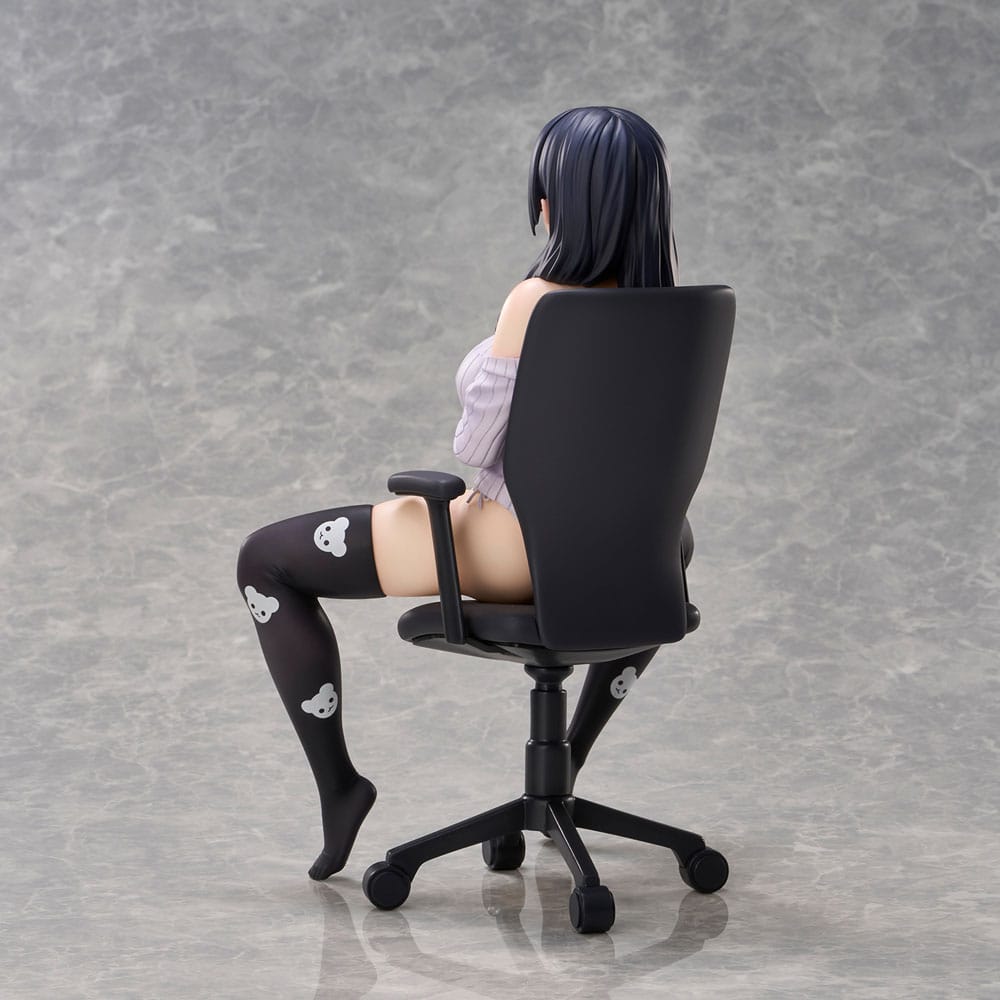 Statua Hatomaku Many in PVC Saigawara Reika di Kazusa Miyamoto 22 cm