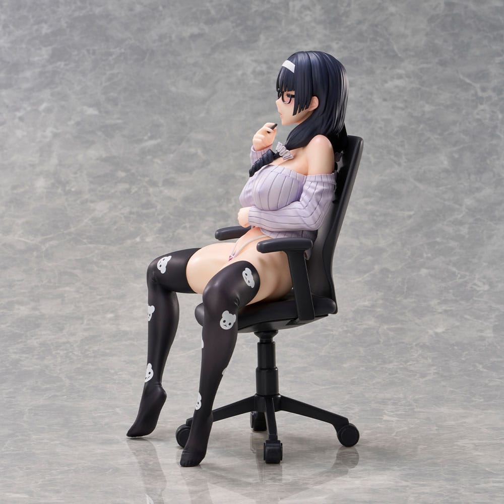 Statua Hatomaku Many in PVC Saigawara Reika di Kazusa Miyamoto 22 cm