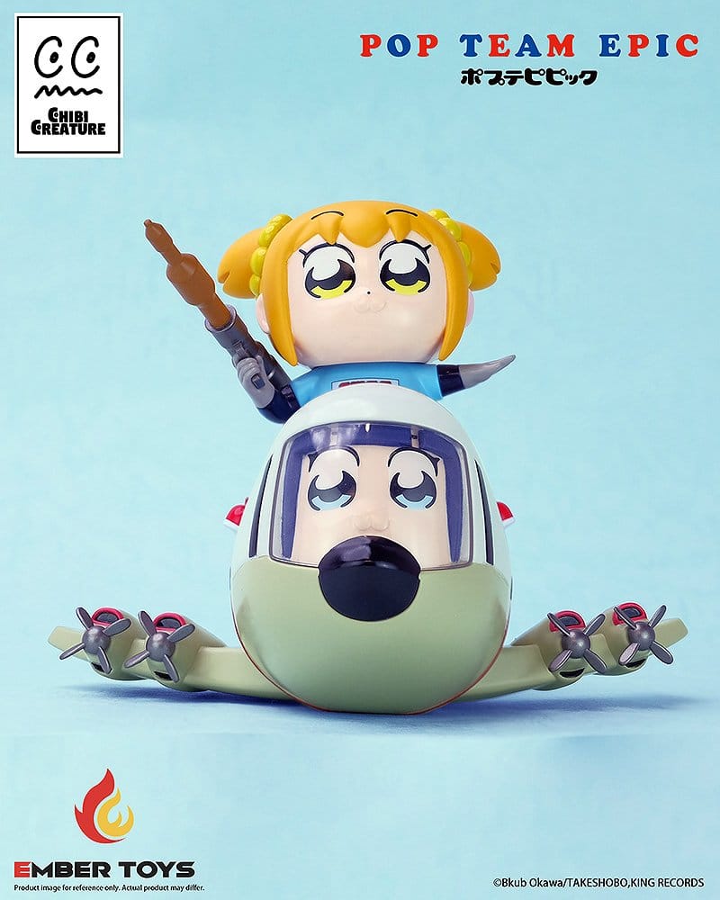 Pop Team Epic Chibi Creature Vinyl Figures 2-Pack POPUKO & PIPIMI: Skeleton Competition Ver.