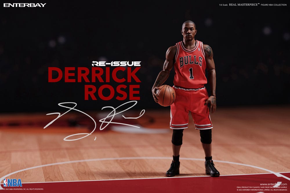 NBA Collection Vero Capolavoro Action Figure 1/6 Derrick Rose Edizione Limitata Retro 30 cm