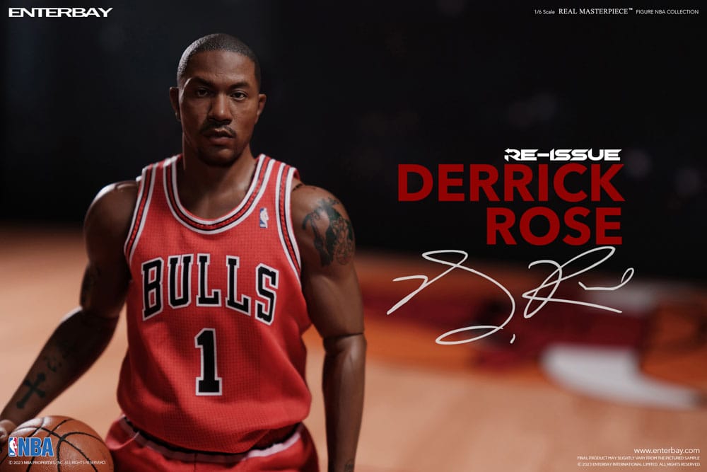 NBA Collection Vero Capolavoro Action Figure 1/6 Derrick Rose Edizione Limitata Retro 30 cm