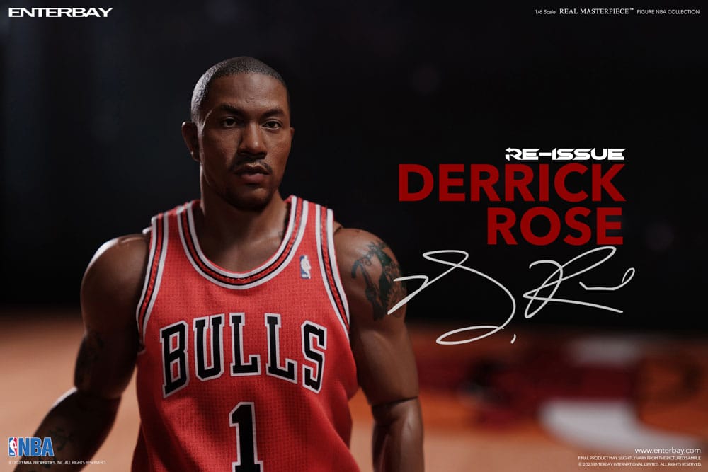 NBA Collection Vero Capolavoro Action Figure 1/6 Derrick Rose Edizione Limitata Retro 30 cm