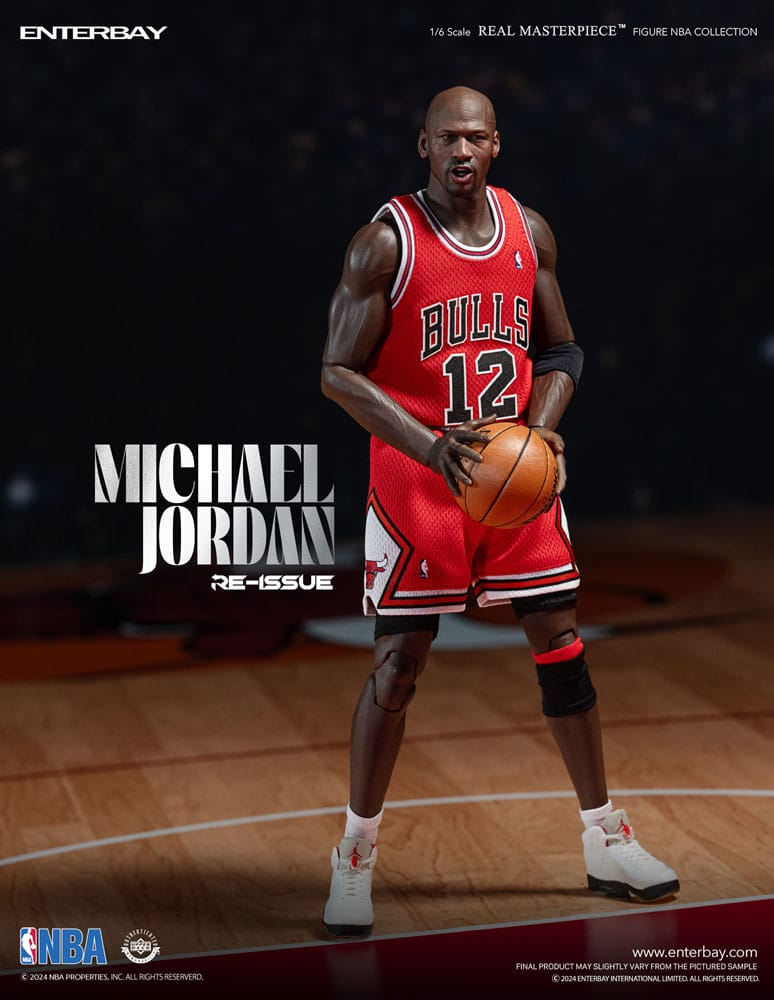 NBA Collection Vero Capolavoro Actionfigure 1/6 Michael Jordan I'm Back Edizione Limitata 30 cm